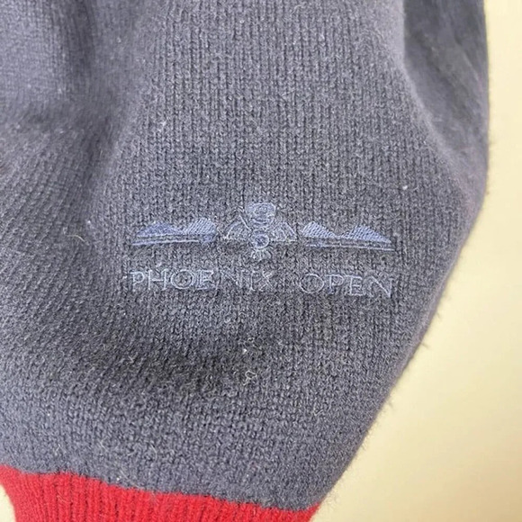 Ping Karsten Phoenix Open Merino Wool Cashmere Sweater Sz 44 Large Argyle Preppy - Picture 2 of 11